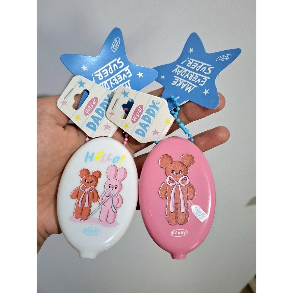 Daddy Sticker Land Coin Case Rubber