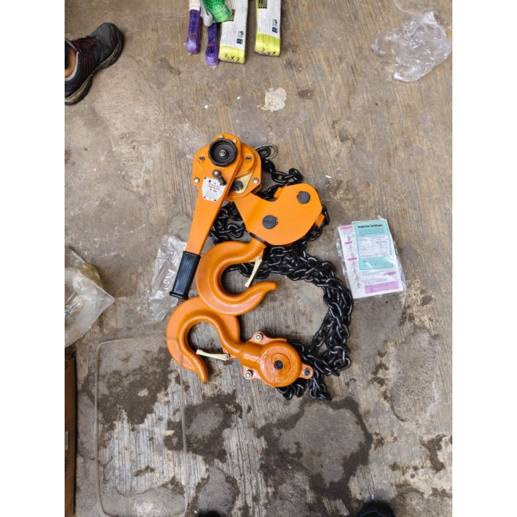 LEVER BLOCK 9 TON X 1.5 METER NAGASAKI JAPAN