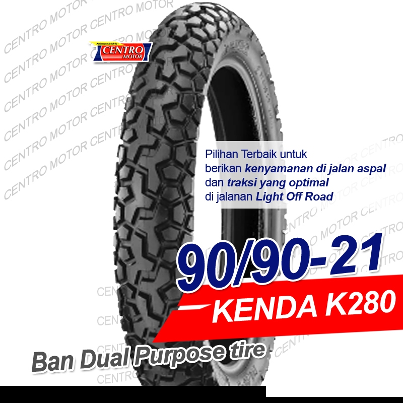 Ban Trial KENDA K280 300X21 (90/90-21) BAN DUAL PURPOSE
