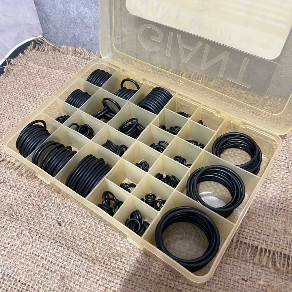 Seal Oring Kit - O-Ring Box - Oring Set - Karet Ring Set Hitachi NBR 90 383Pcs GIANT
