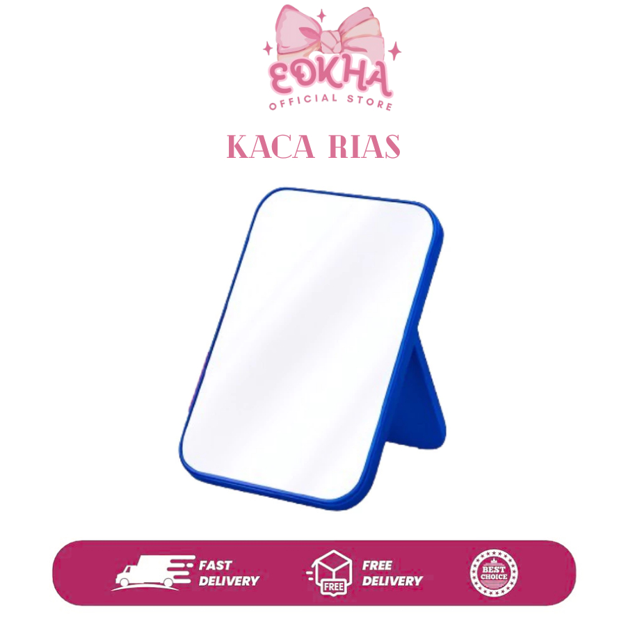 Kaca Rias Make Up Lipat Portable Jumbo Minimalis Cermin Lipat Portable Beauty Mirror