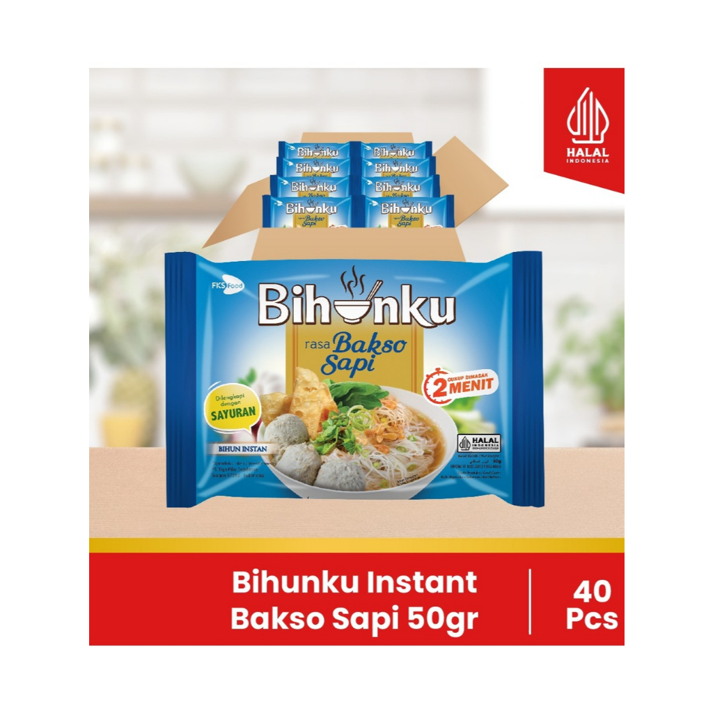 

Paket Bundling - Bihunku Instan - Bakso - 50gr - 12pcs