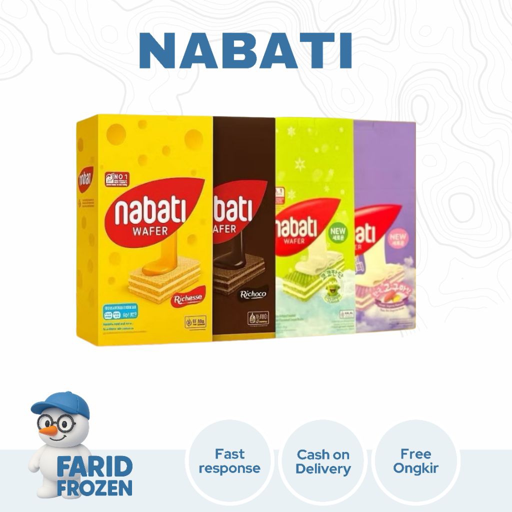 

NABATI RICHEESE WAFER 7,5GR X 20 (1 BOX ISI 20 PCS)