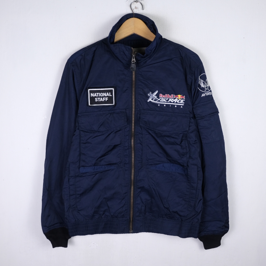 AVIREX X RED BULL BOMBER JACKET JK77 SIZE M ORIGINAL PRELOVED