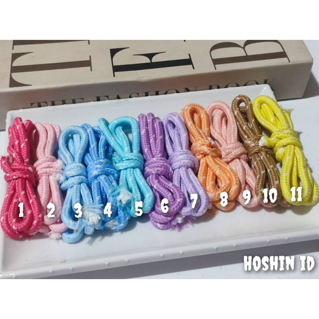 tali kepang 4mm motif per 1yard