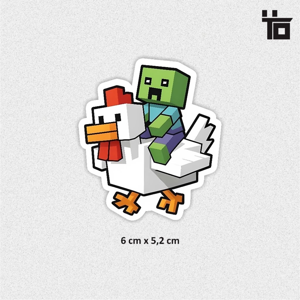 

STICKER CHICKEN JOCKEY/STICKER KEREN/STICKER LUCU/STICKER VIRAL