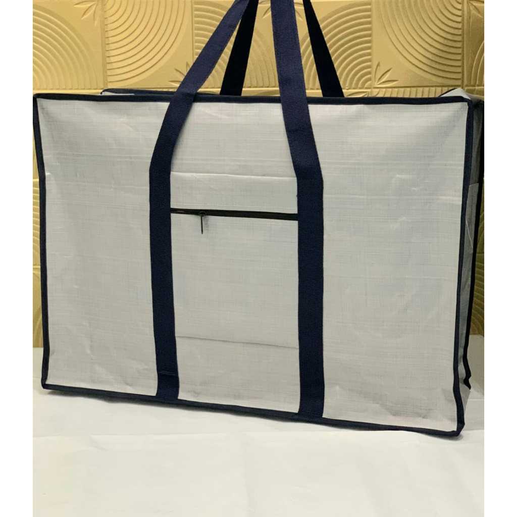 Tas terpal mudik jumbo / tas terpal jumbo / tas mudik / tas terpal silver / tas terpal murah