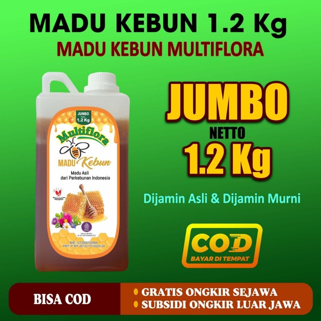 

Madu Kebun Multiflora 1,2kg