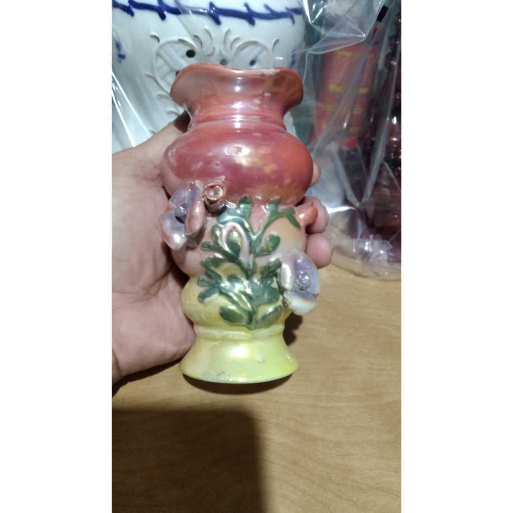 Vas Bunga Keramik Kecil Kuno Jadul Antik