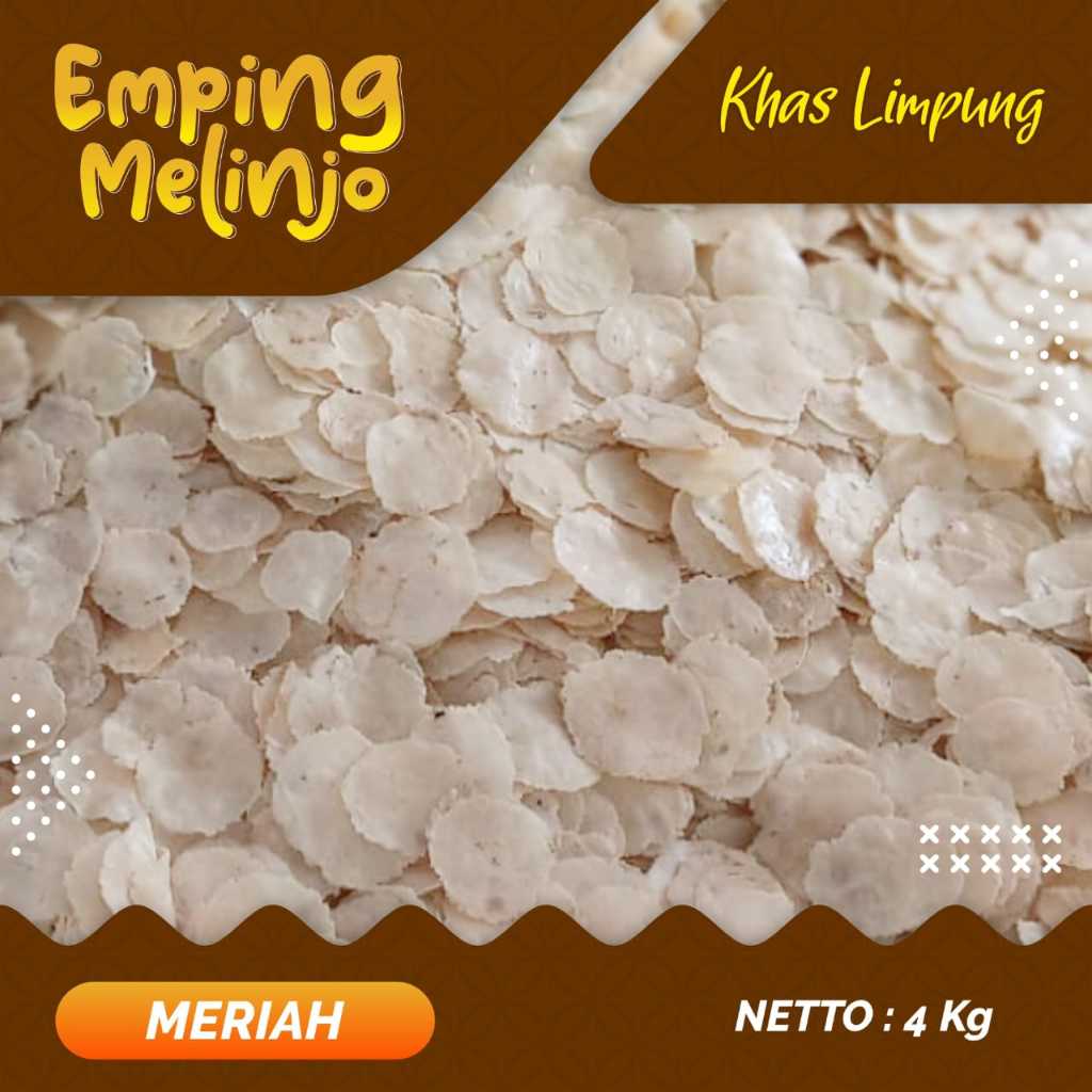 

Emping Melinjo Khas Limpung PAKET 4 KG