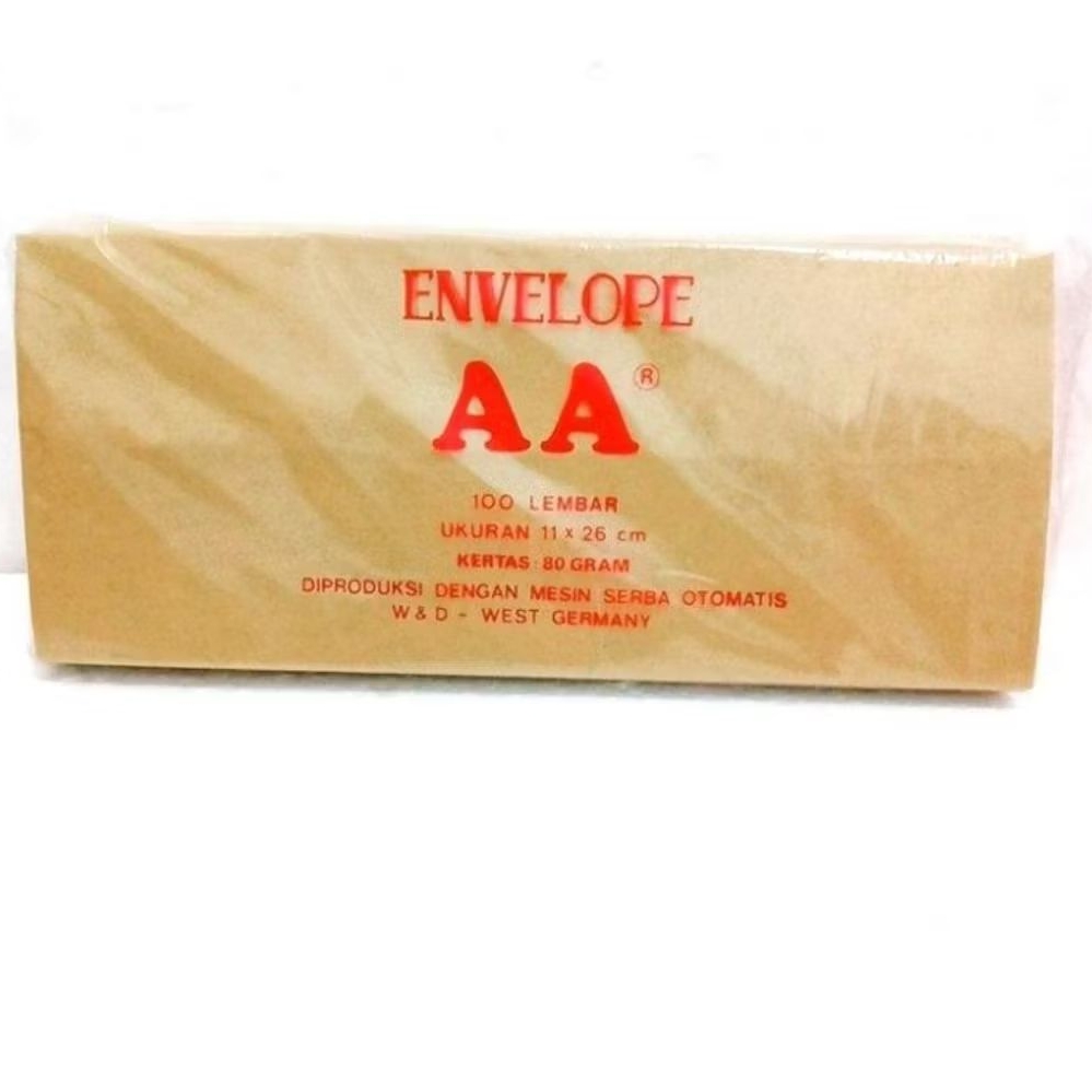 

[100 LBR] AMPLOP DINAS CASING COKELAT AA - TANPA PEREKAT