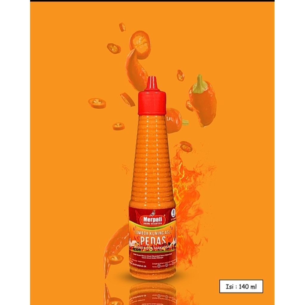 Sambel Lombok Kuning Merpati khas Makassar 140gr
