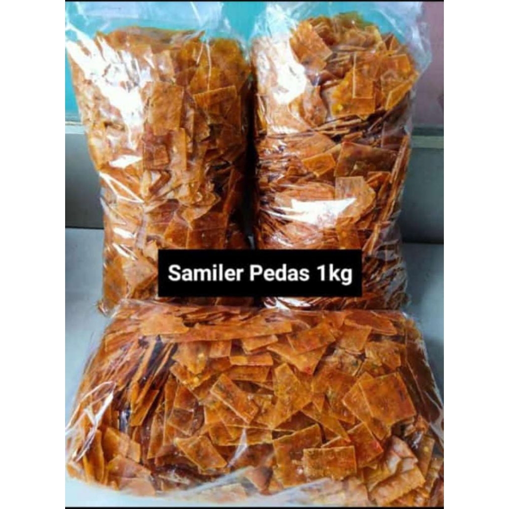 

KRIPIK SAMILER PEDAS 1KG