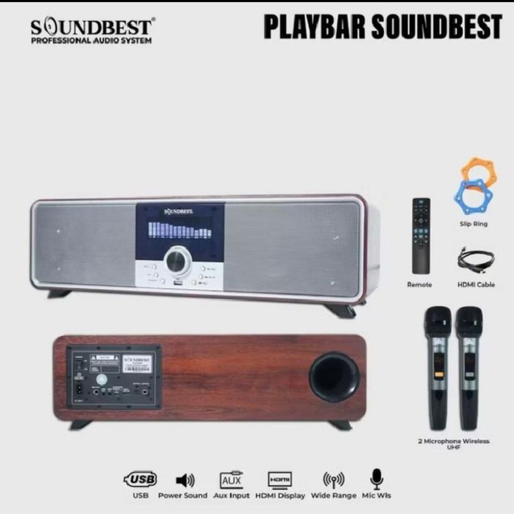 Soundbar soundbest playbar original with bluetooth