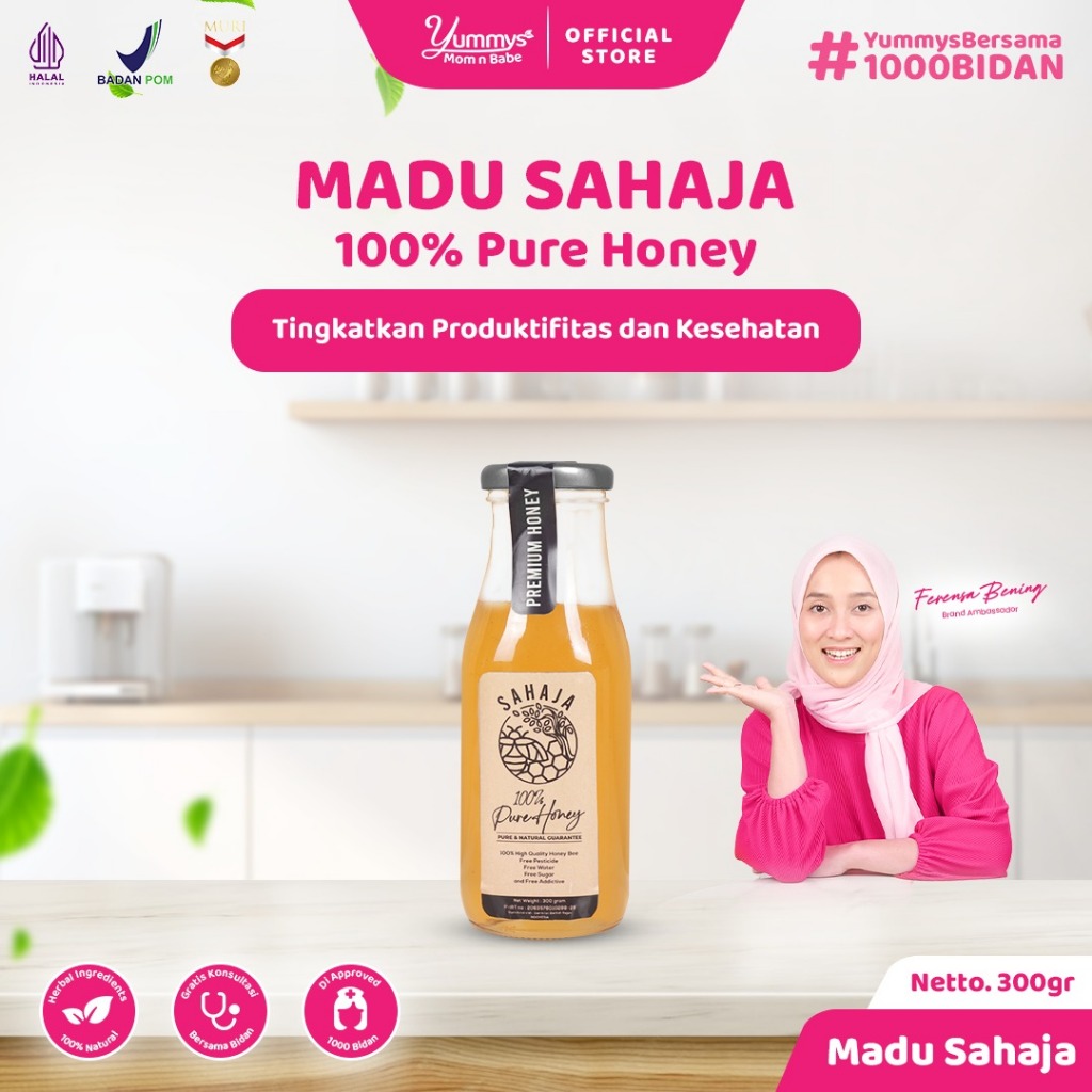 

Madu Lebah Premium 350gr | Cocok untuk Perjalanan Program & Meningkatkan Daya Tahan Tubuh