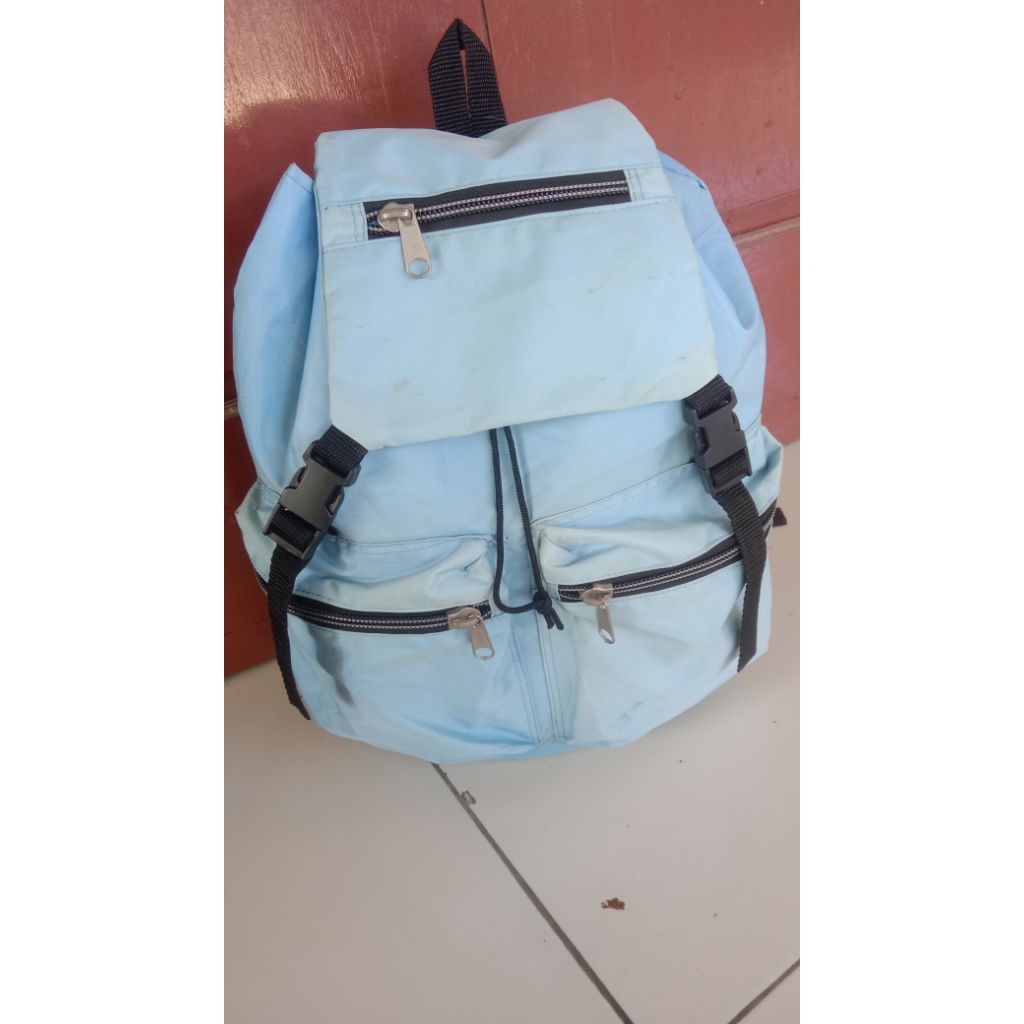 PL RANSEL SERUT NILON PRELOVED RANSEL WANITA BACKPACK