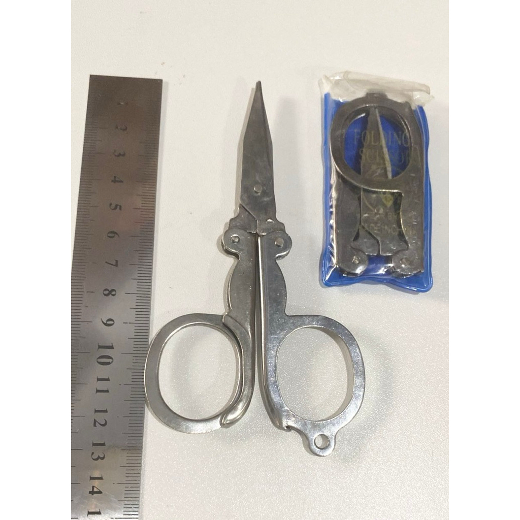 

gunting lipat / gunting lipat stainless steel 12cm / gunting lipat portable / gunting travelling