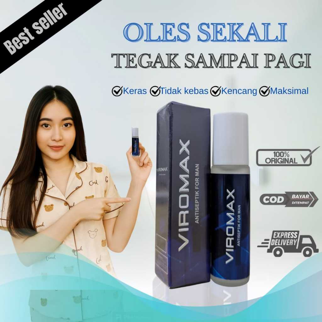 VIROMAX OBAT KUAT PRIA OLES SEKALI TAHAN LAMA SAMPAI BER JAM2 TANPA KEBAS ASLI HERBAL TRADISIONAL