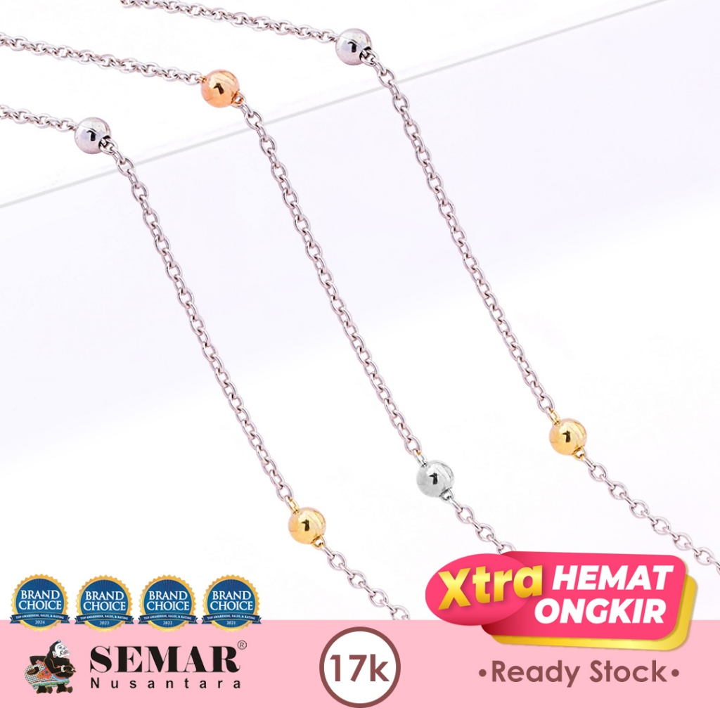 Kalung Emas Jedar Gricella Gold 17K Semar Nusantara