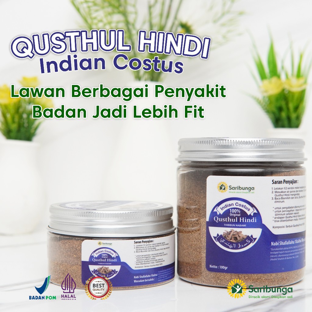 

Qusthul Hindi Saribunga Serbuk - Qust Hindi - Qist Alhindi - Quds Hindi Qust Alhindi - Indian Coctus