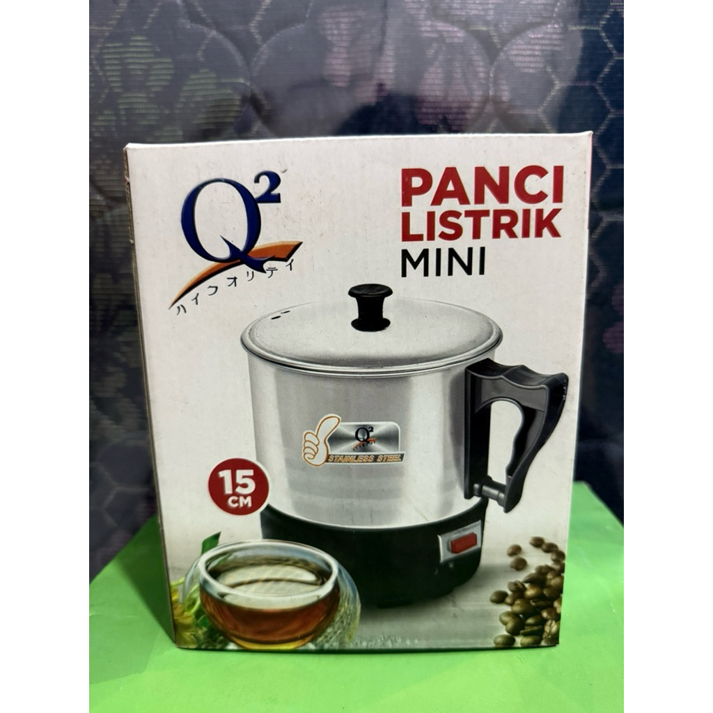[Q2] PANCI LISTRIK MINI WADAH STAINLESS STEEL TEKNOLOGI TERBARU BAHAN BERKUALITAS TINGGI AWET DAN KU