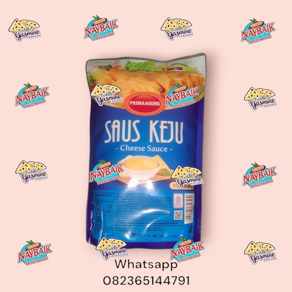 

nay baik-Saus Keju Prima Agung 500gram