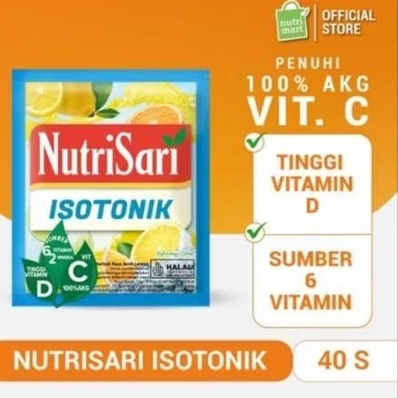 

Nutrisari isotonik 40sachet