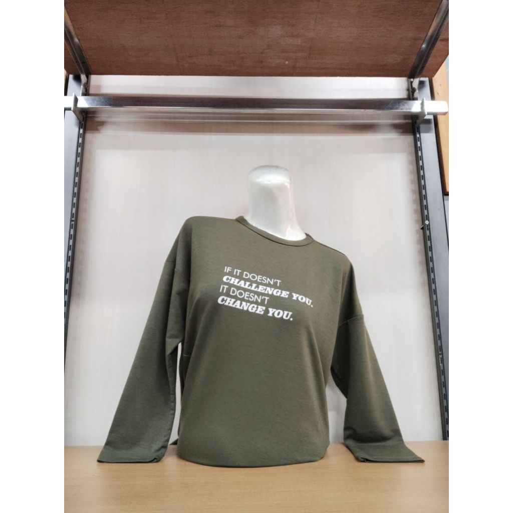 Kaos Remix Lengan Panjang Wanita Ukura M, L, XL, XXL