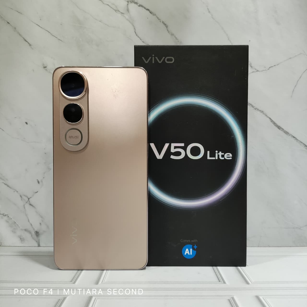 Vivo V50 Lite 4G Ram 8GB Rom 128GB I 4G Ram 8GB Rom 256GB I 5G 8GB Rom 256GB ( Second )