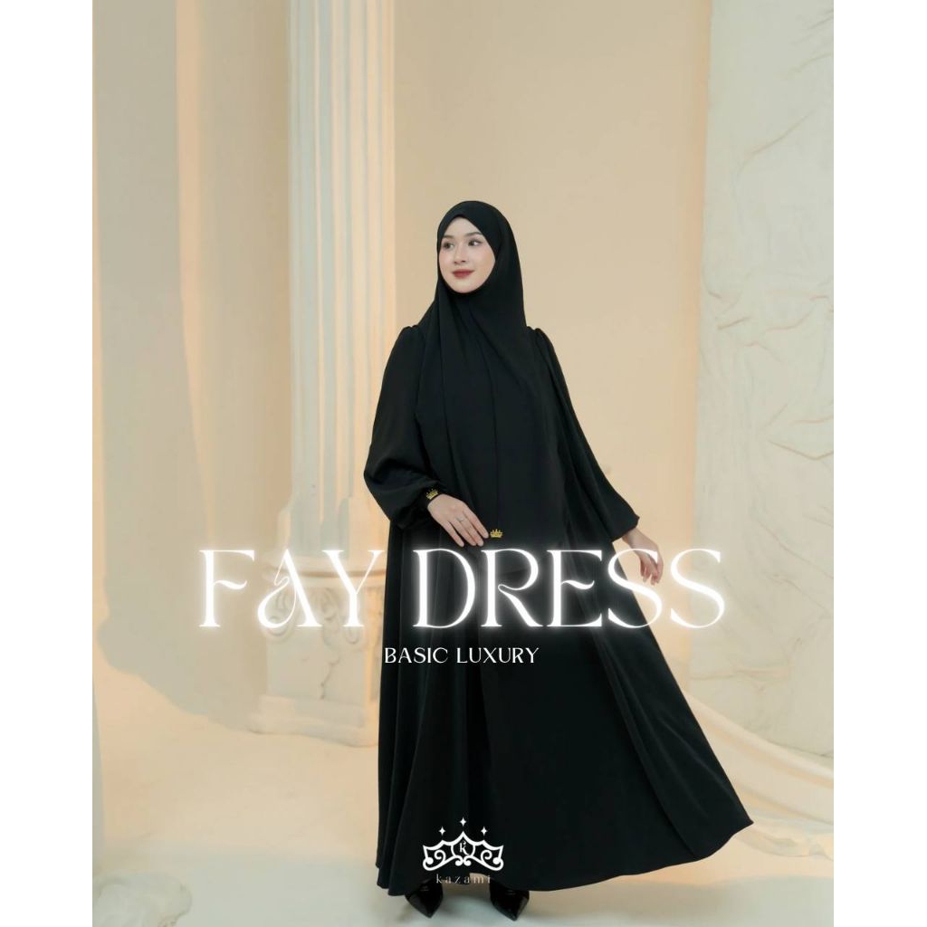 Fay Dress by Kazami | Gamis Cantik | Gamis Longgar | Kazami | D'Hijab of Mey