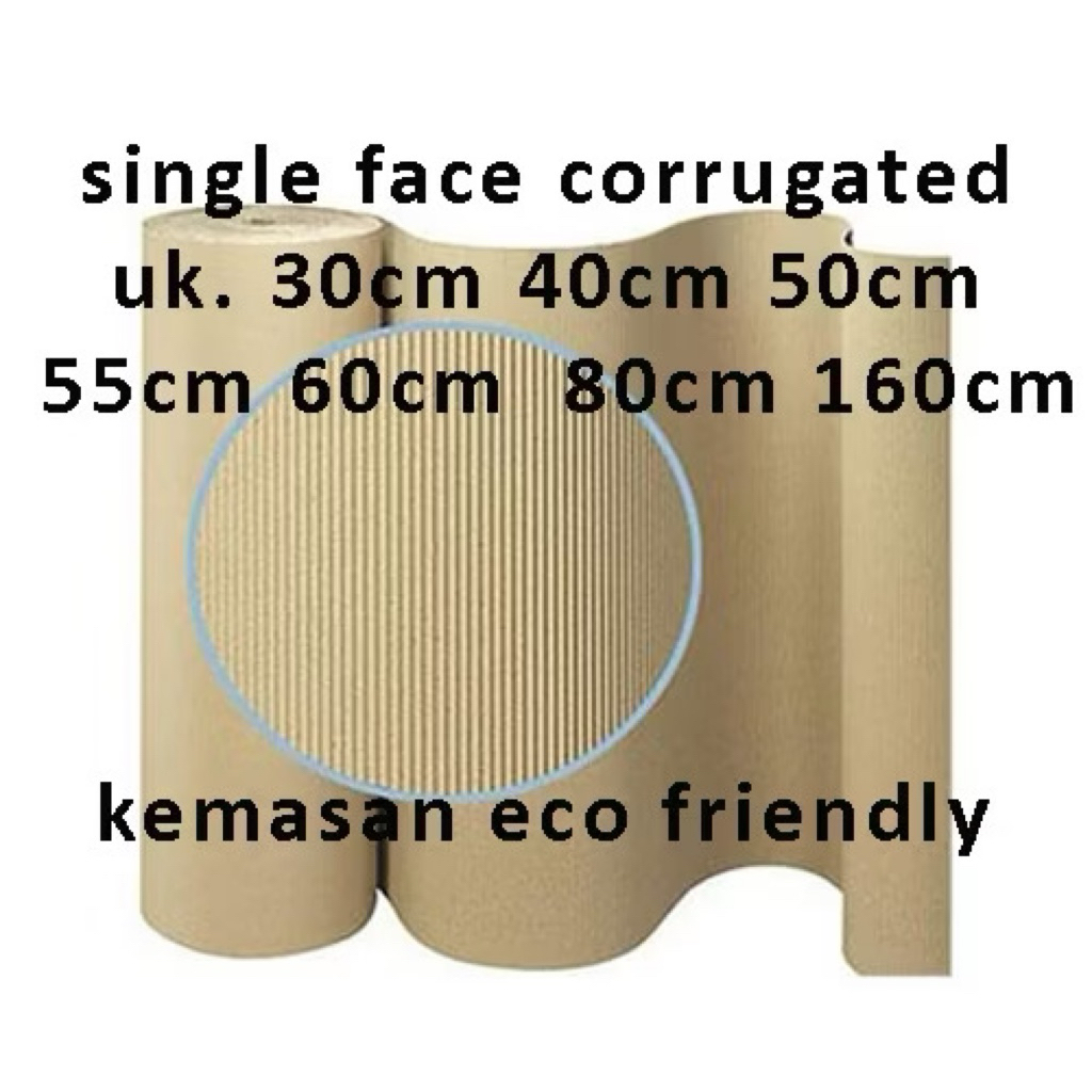 

Kardus Roll Packing Murah Single Face / Corrugated Roll / Karton Packing