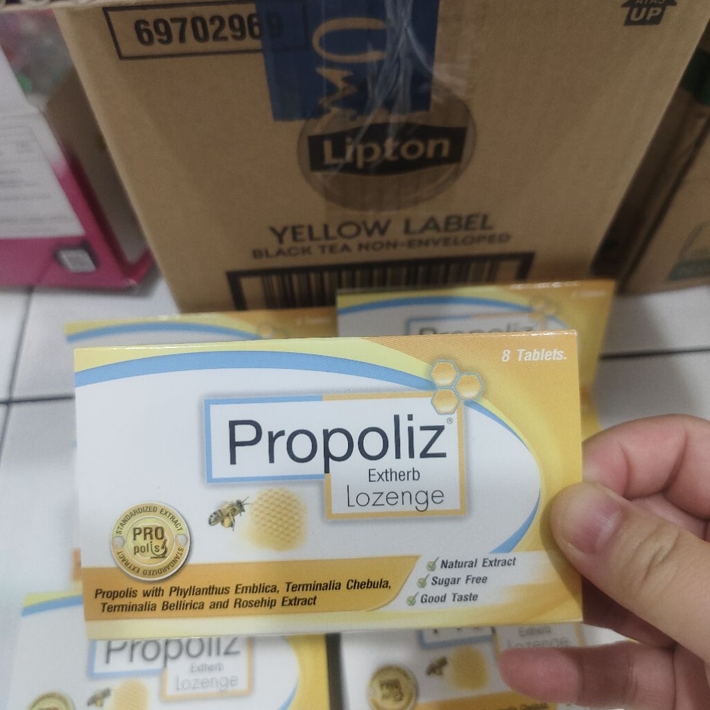 

Permen Propoliz Lozenge isi 8 tablets