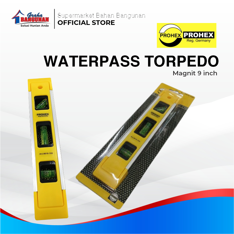 PROHEX WATERPASS TORPEDO / WATERPASS MAGNET 9"