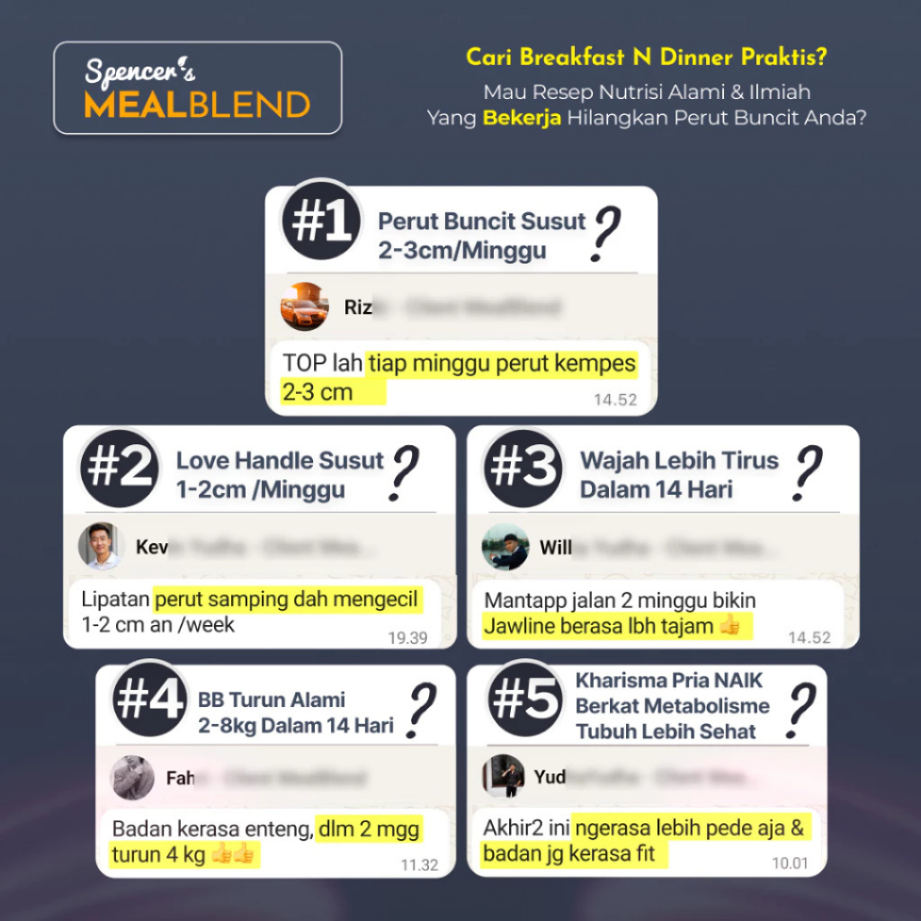 

(TRIAL SACHET) Spencer's MealBlend - Meal Replacement Solusi Langsing | rasa taro