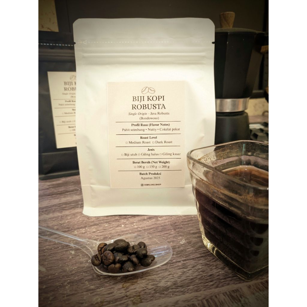 

biji kopi robusta Bondowoso