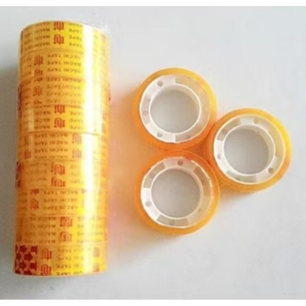 

Isolasi Bening Yellow Nachi Stationery Tape 12MM×10Yard PREMIUM QUALITY