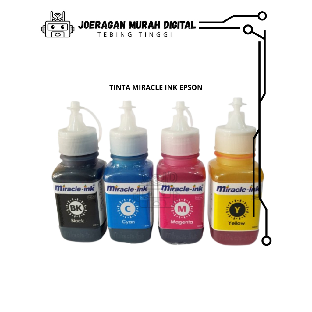 TINTA PRINTER MIRACLE INK 100ML EPSON