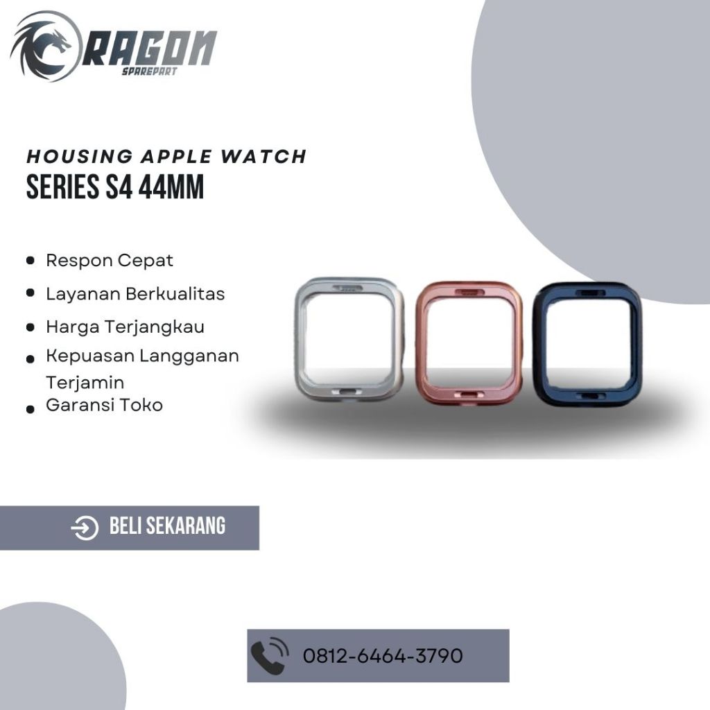HOUSING CASING APPLE WATCH SERIES S4 44MM ORIGINAL