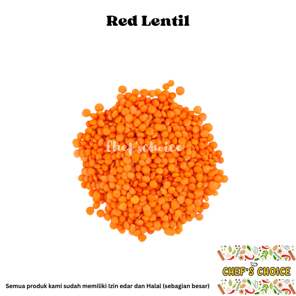 

Red Lentil 100 gr / Miju - Miju / Kacang Lentil Merah / Mpasi