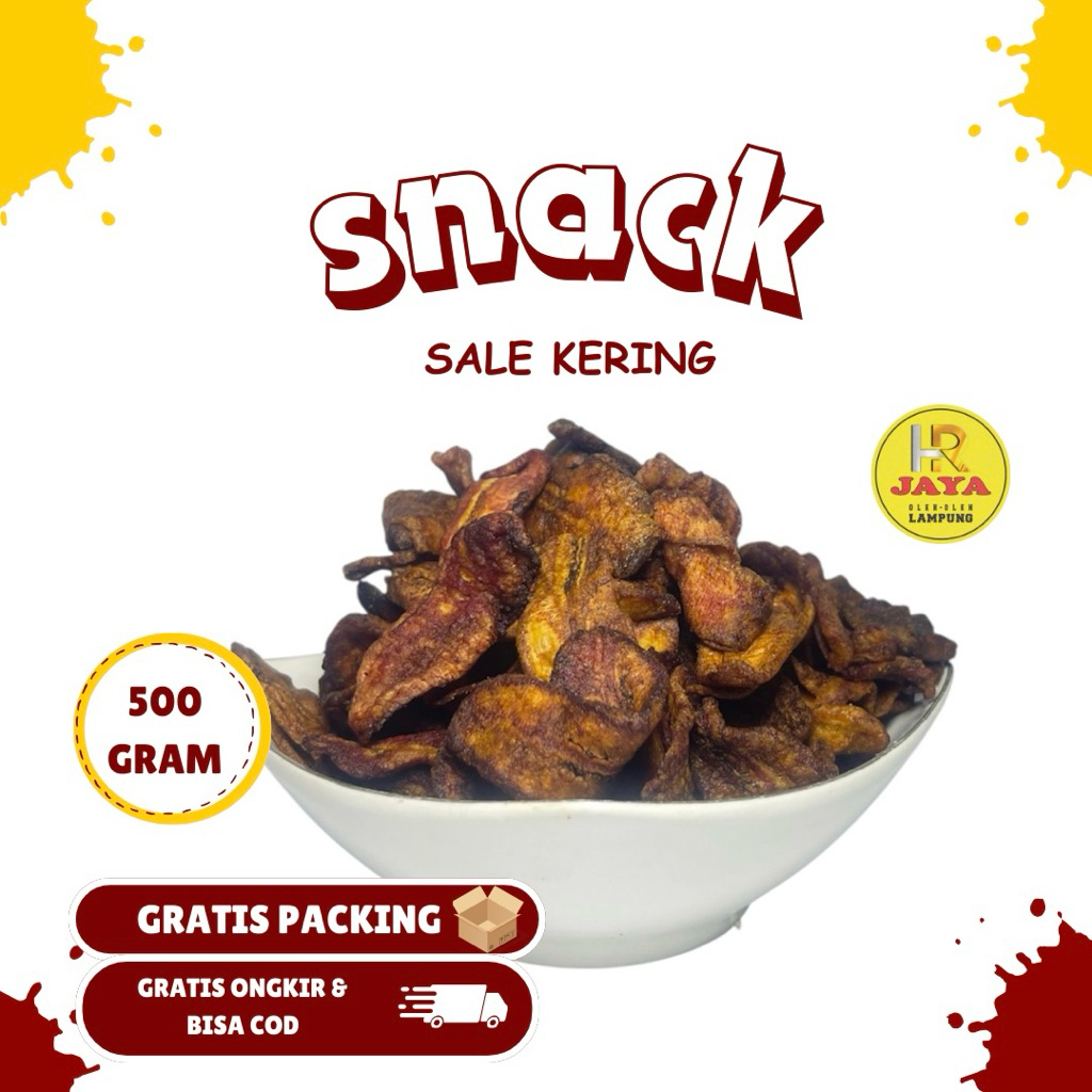 

PROMO 500g sale kering pisang Ambon manis gurih & renyah