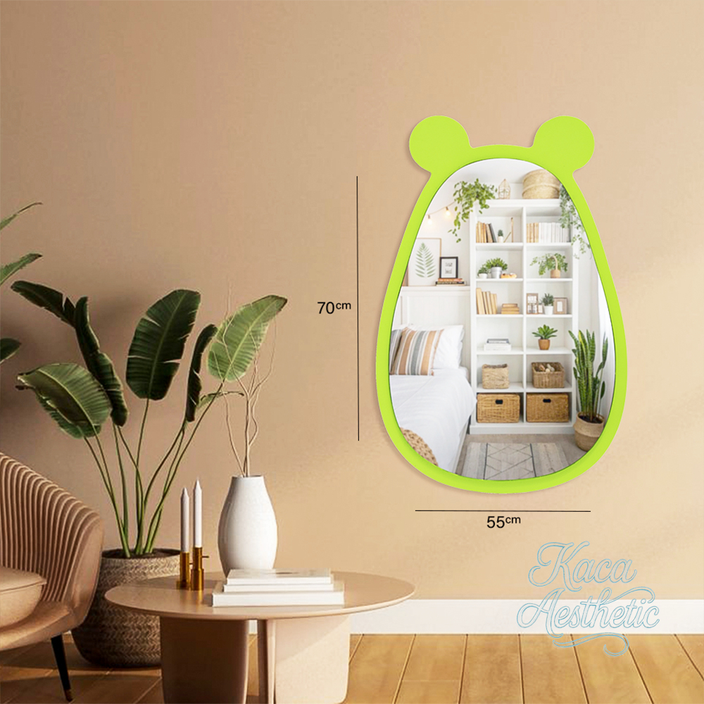 Cermin Motif Beruang Lucu | untuk Anak Bikin Semangat Pergi Sekolah