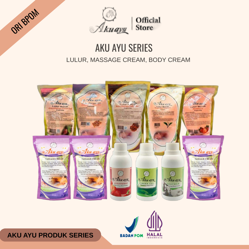 Aku Ayu Lulur Mandi / Massage cream / Body Cream