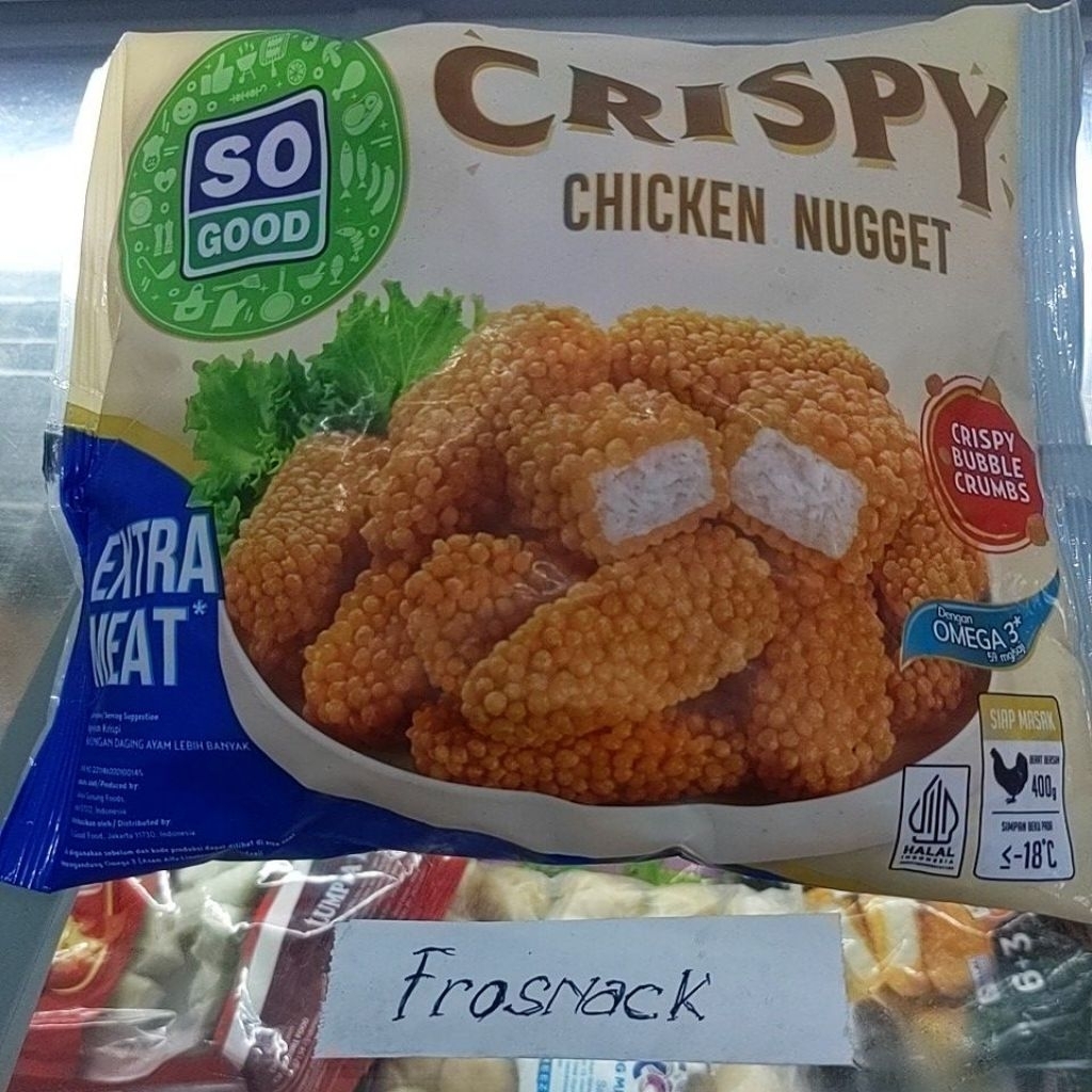 

Nugget crispy sogood 400g extra meat