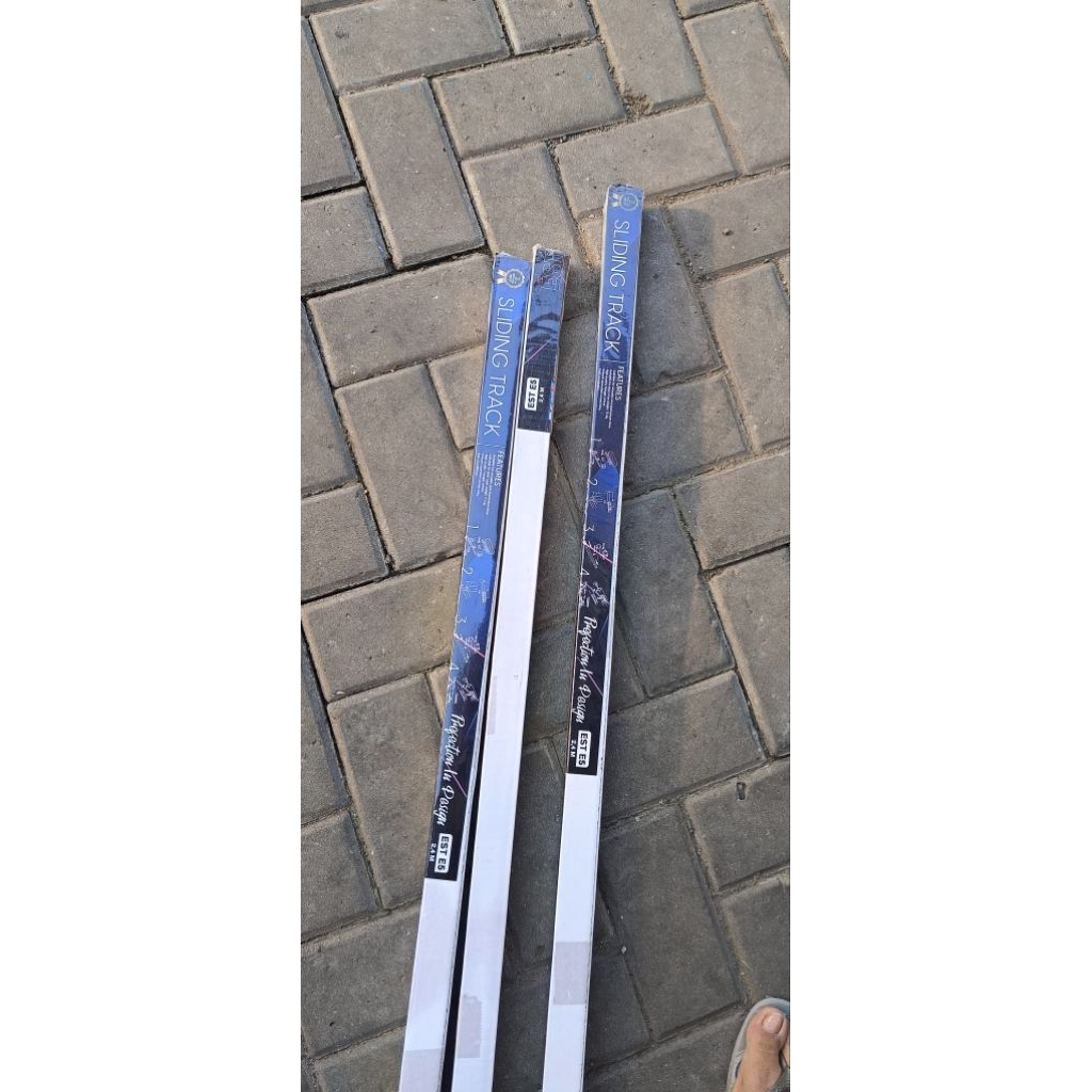 Sliding Tarck 240 Cm / Rel Pintu 2,4 meter / Rel Estilo E5 / Sliding Track Estilo E5 / Rel Pintu Ges