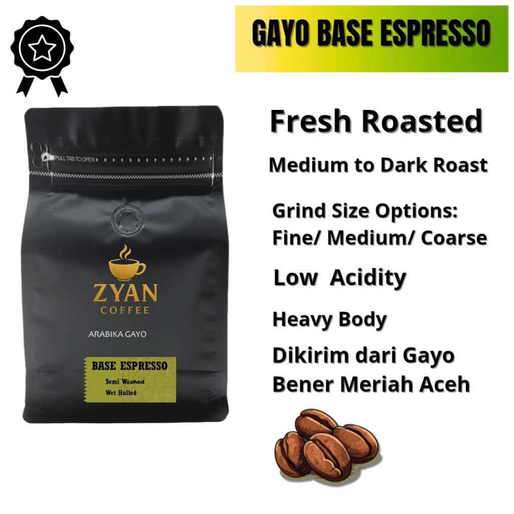 

Kopi Gayo Arabika Aceh – Espresso Base Premium Fresh Roast