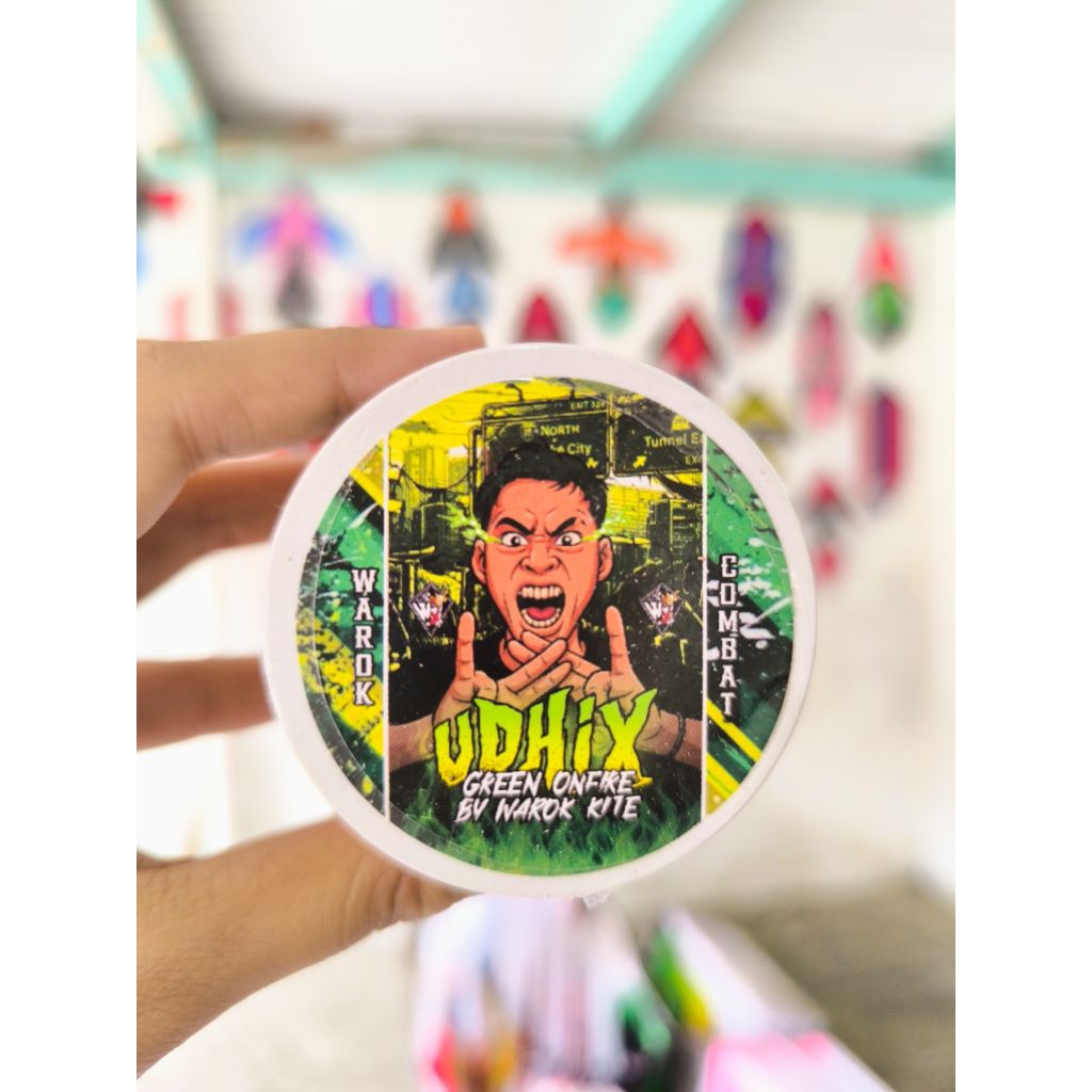 Gelasan Udhix Grand On Fire bahan Matot Hijau