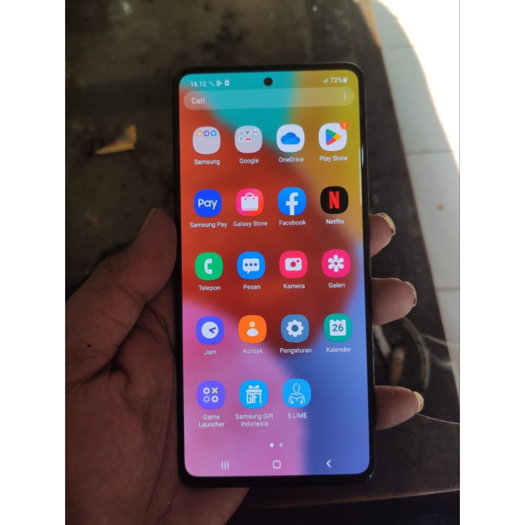 lcd samsung a51 super amoled original copotan