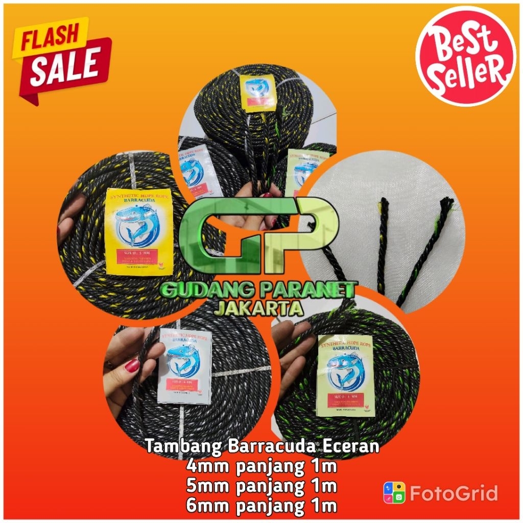 

Tali Tambang/Tampar pengiket serbaguna eceran 1m