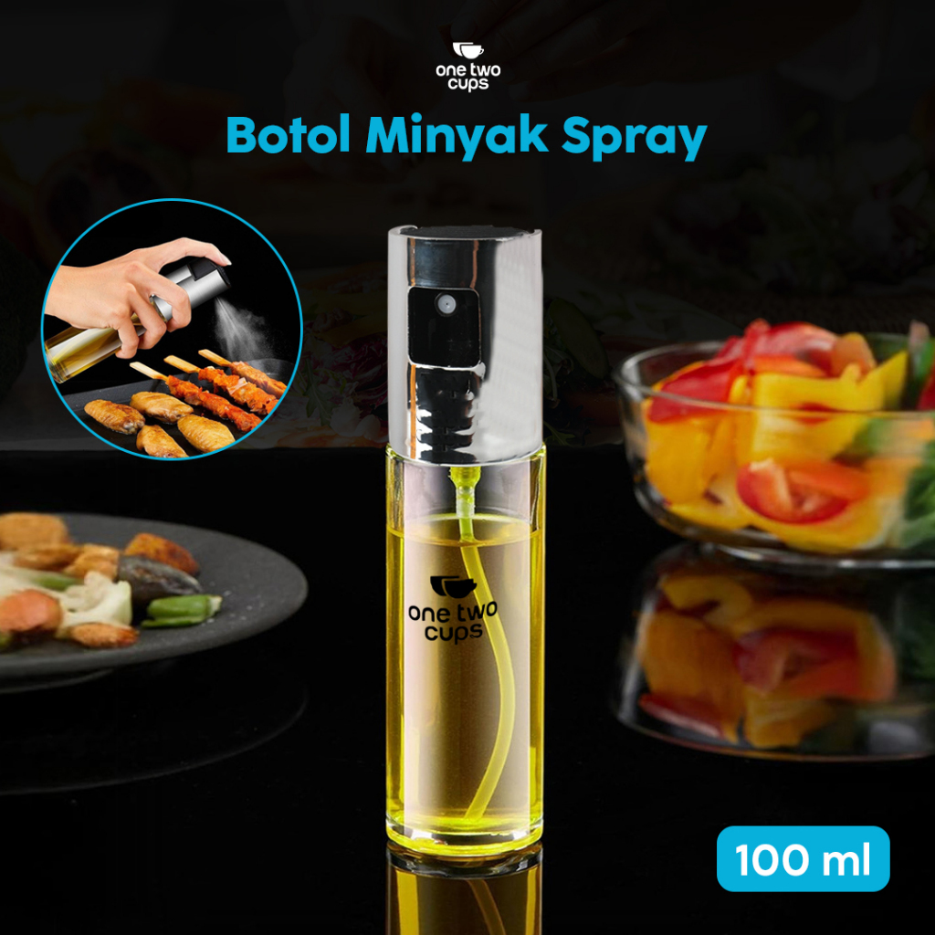 

PP Botol Spray Minyak V1 SemprotanKaca 100 ml Praktis Higienis Olive Oil BBQ