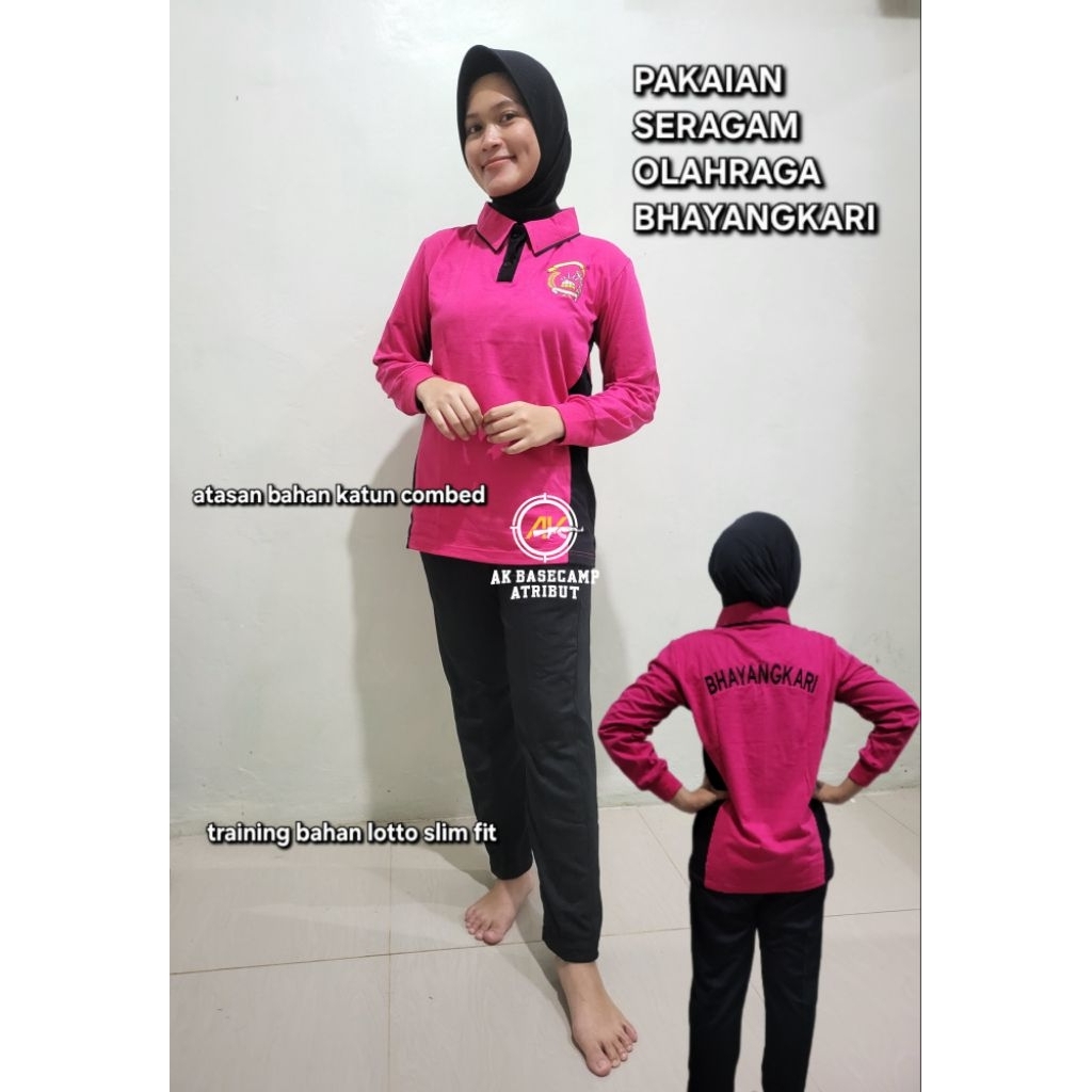 PAKAIAN SERAGAM OLAHRAGA BHAYANGKARI / PSO BHAYANGKARI